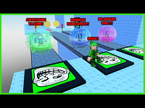Aku Membuat Mereka Kesal Saat Sedang Obby Menggunakan Bola Hamster Di Roblox 😂