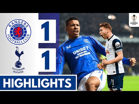 Rangers vs Tottenham (1-1) HIGHLIGHTS || UEFA Europa League!