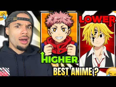 THE BEST RATED ANIME SERIES IS... (HIGHER OR LOWER)