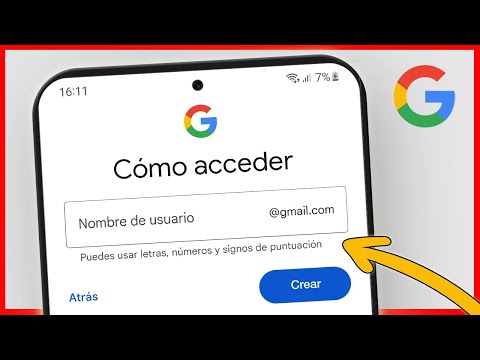 Cómo CREAR CUENTA DE GOOGLE EN CELULAR 2024