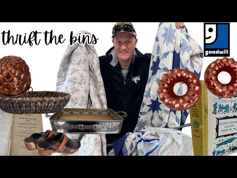 Make money shopping at the Thrift Store! Shop the Goodwill bins for reselling - trash to cash DIY