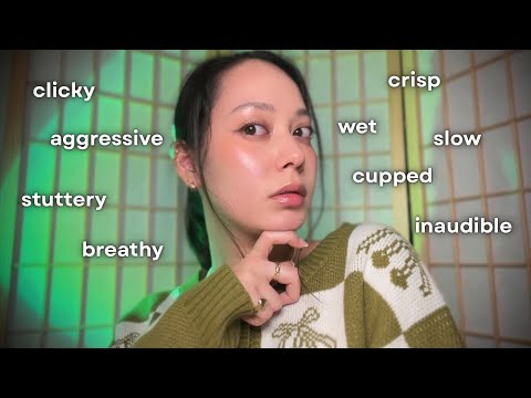 17 TYPES OF WHISPERING IN ASMR 💚 Which One’s Your Favorite?
