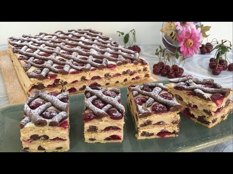 🔴Böyük Ailənin Çay süfrəsinə 35 nəfərlik Fərqli, Ləzzətli Tort. 🍒🎂              🍒🎂ALBALILI  TORT
