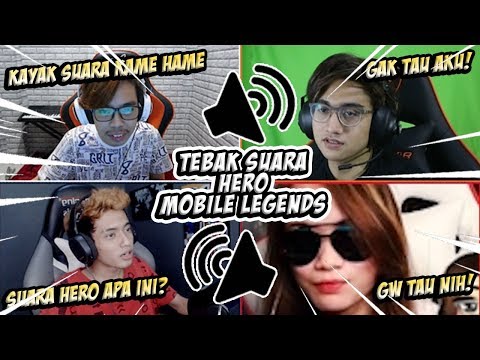 TEBAK SUARA HERO MOBILE LEGENDS! ft. Leokoce, Vania Delicia, Alingga Putra