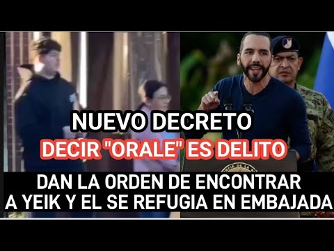 YEIK BUSCA ASILO EN ESTADOS UNIDOS TRAS PERSECUCIÓN DEL GOB DE BUKELE POR DECIR "ORALE"