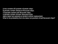 Probability Concepts and Calculations