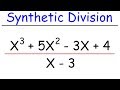 Synthetic Division and Polynomial Evaluation