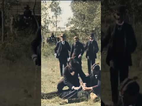 Pistolenduell zwischen zwei Abgeordneten 1896 im Chapultepec Park 1896 #geschichte #mexiko  #viral