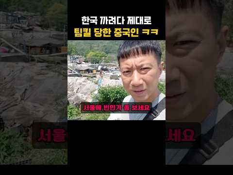 한국 까려다 제대로 팀킬당한 중국인 ㅋㅋ