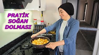 ANNEMLE BİRLİKTE SOĞAN DOLMASI YAPIYORUZ BU LEZZETİ DENEMENİZ LAZIM