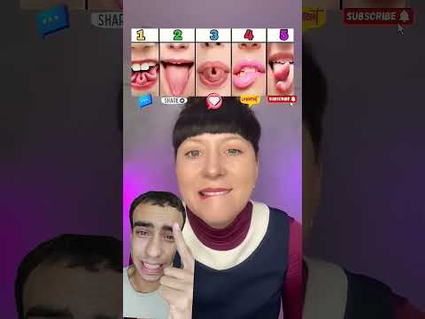 اي حركه بتعملها بلسانك🤔😳😱😂