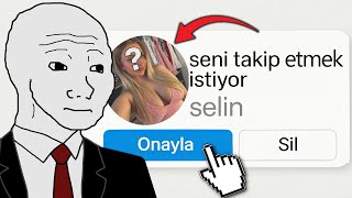 100 ERKEĞE MESAJ ATMAK! (deney)