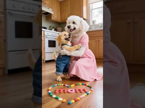 🐾 Puppy’s Pill Heart: Mom’s Sweetest Surprise ❤️#puppy #love #lovestory #dog #funny #fyp #cute
