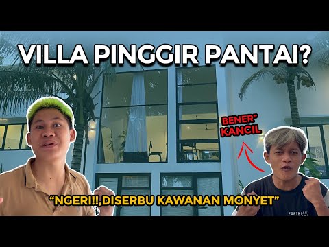 YONAS KANCIL TAK TERKALAHKAN BALAP LARI DI PANTAI⁉️NGINEP DI VILLA BARENG TEAM