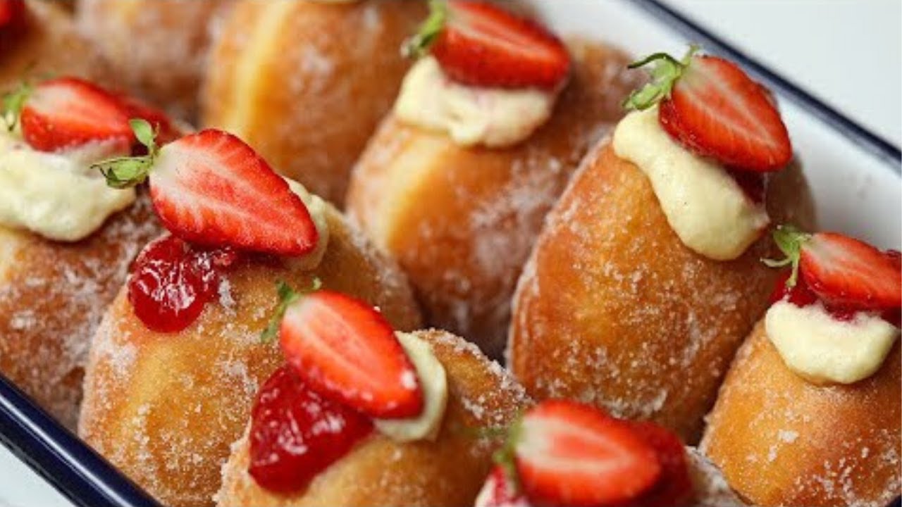 Sweeten' Your Summer With Strawberries and Cream Donuts