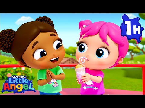 Making Friends at the Park | Little Angel | Kids Cartoons & Nursery Rhymes | Moonbug Kids