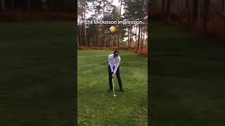 Phil Mickelson Impression 🤣 #golf #fyp #funny #bloopers #viral #trending #fypシ゚viral