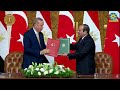 السيسي وأردوغان يوقعان الإعلان المشترك لإعادة تشكيل اجتماعات مجلس التعاون بين مصر وتركيا