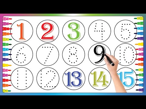 123 Numbers | 123 Number Names | 1 To 15 Numbers Song | 12345 learning for kids #kidsvideo #kidssong