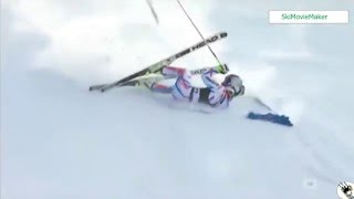 Alexis Pinturault Crash Beaver Creek