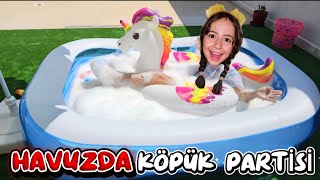 ESMA ANNESİNDEN GİZLİ HAVUZU KÖPÜK YAPTI !! 