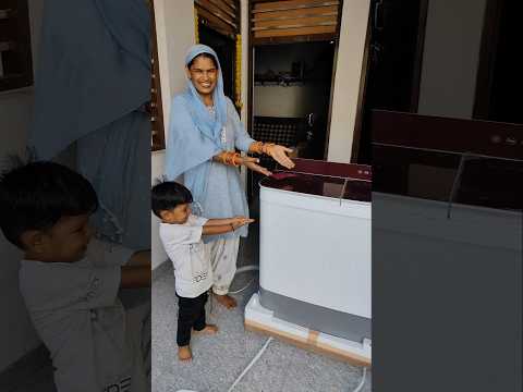 aaj ek new washing machine lekar aaye #shorts #dailyvlogs