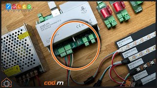 WLED auf der Hutschiene (bis zu 250m Abstand zum Controller!)
