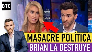 🚨 MASACRE: Brian destroza a republicana por defender racismo de Trump