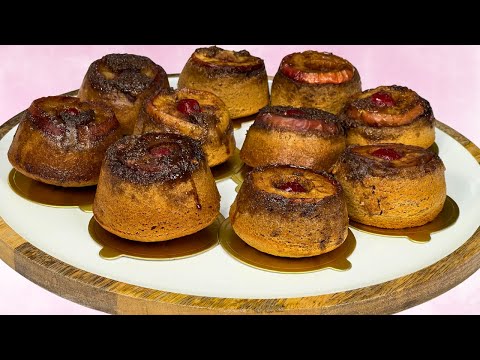 La Receta Más FÁCIL y DELICIOSA: MINI PASTELES de MANZANA que Harás una y Otra Vez