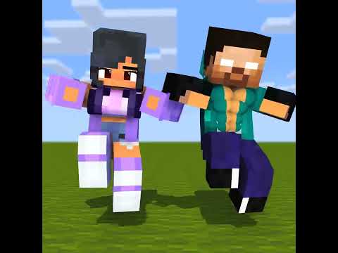 MONSTER SCHOOL :ALAN WALKER DANCE APHMAU'S NEW PARTNER HEROBRINE - MINECRAFT ANIMATION