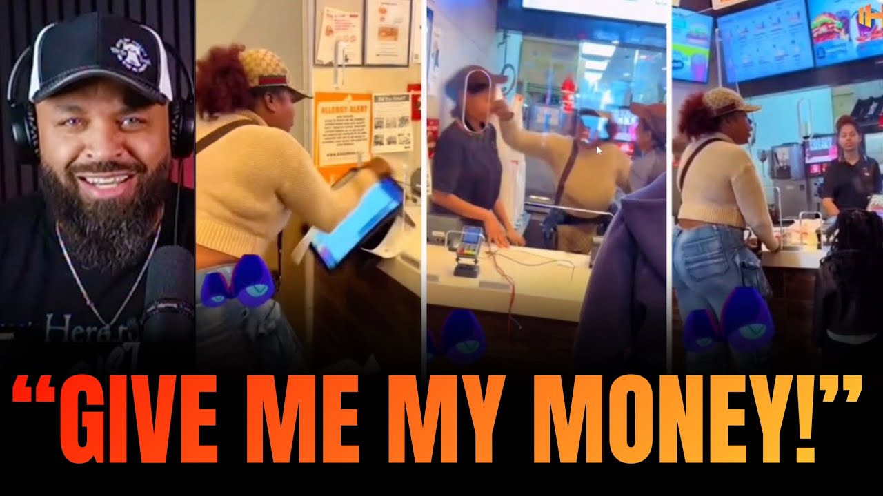 NO REFUND? Woman ATTACKS Fast Food Workers in Meltdown!