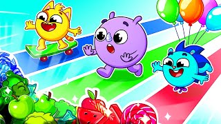 Who Is The Strongest?💪😸 Who will Win?🏆 Funny Kids Songs by Muffin Socks