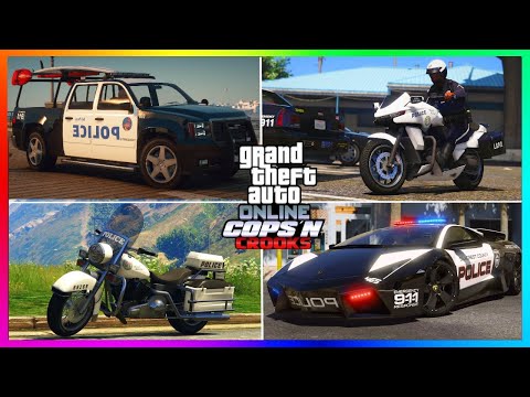 NEW POLICE VEHICLES, Sheriff SUV, Motorcycle, GTA 6, Cop Outfit, GTA 5 CARS 2025 GTA Online Update