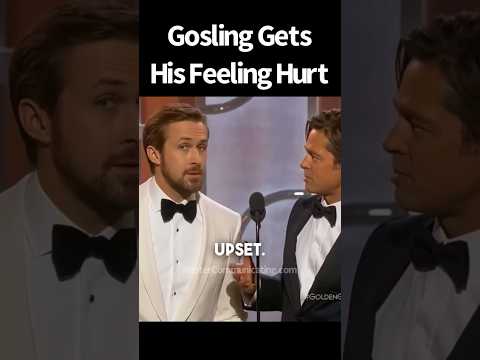 Ryan Gosling Snubs Brad Pitt During Presentation #MasterCommunicating.com