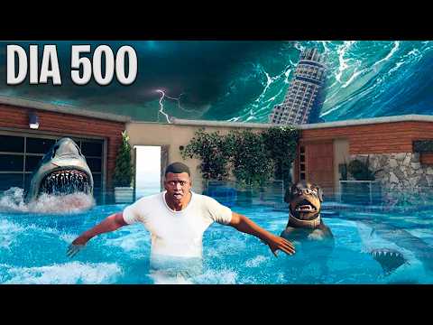 SOBREVIVÍ 500 DÍAS a un TSUNAMI en GTA 5