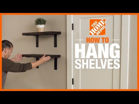 How To Hang Shelves, How To Hang Shelves Without Drilling Into Wall