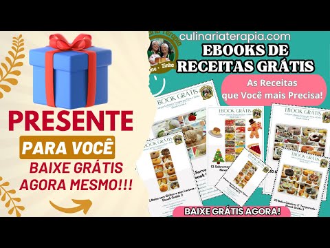 🎁BAIXE RECEITAS AGORA MESMO! EBOOKS GRÁTIS - LINK NA DESCRIÇÃO!