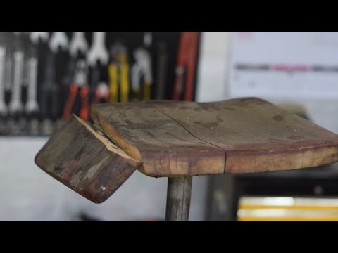 NO VAS A CREER ESTA RESTAURACION DE UN TABURETE DE 1960 / PROYECTO MUEBLE