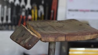 NO VAS A CREER ESTA RESTAURACION DE UN TABURETE DE 1960 / PROYECTO MUEBLE