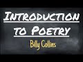 Understanding Billy Collins's 'Introduction to Poetry'