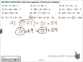 Solving Equations and Distributive Property