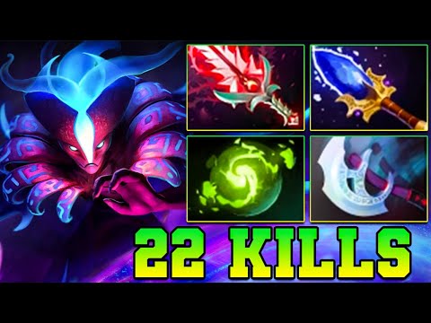 22 Kills Spectre Dota 2 Safelane 7.39 Carry Meta Pro Gameplay Jungle Build Guide