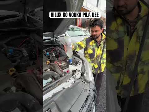 HILUX Ko Minus Temp Mein Wiper Chlane ka hack #hiluxvala #hilux #nangalvasi
