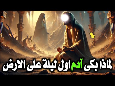 كيف عاش آدم وحواء اول ليلة لهم على الارض؟وماذا رأى آدم فيها حتى بكى ؟ وكيف قابل حواء