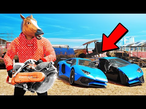 Stealing Cars Then Chopping Them For Profit In GTA 5 RP