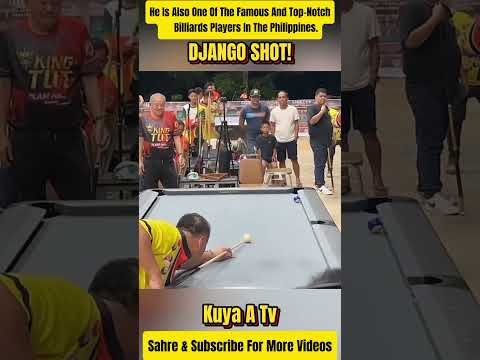 DJANGO SHOT! One of FAMOUS And TOPNOTCH BILLIARD PLAYER IN THE PHILIPPINES #shorts