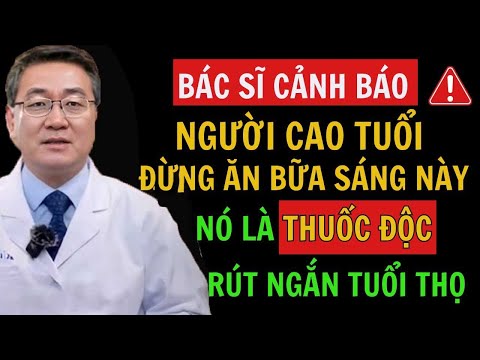 NGƯỜI CAO TUỔI: 5 bữa sáng PHÁ HỦY SỨC KHỎE CỦA BẠN và 5 bữa bạn nên ăn mỗi ngày!