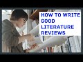 Literature Review Best Practices