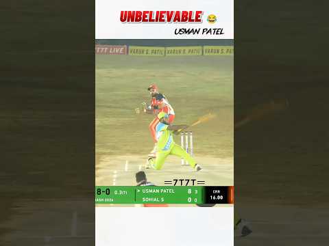 ketan Mhatre 😂 reaction 💥 usman patel unbelievable shot #tenniscricket #usmanpatel #funnymoments