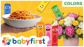 Color Crew - Learn Colors | Drawing, Games & Crafts with Funny Crayons | 30 Minutes | BabyFirst